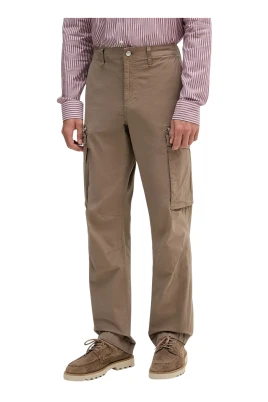 Stretch Cotton Poplin Cargo Pants