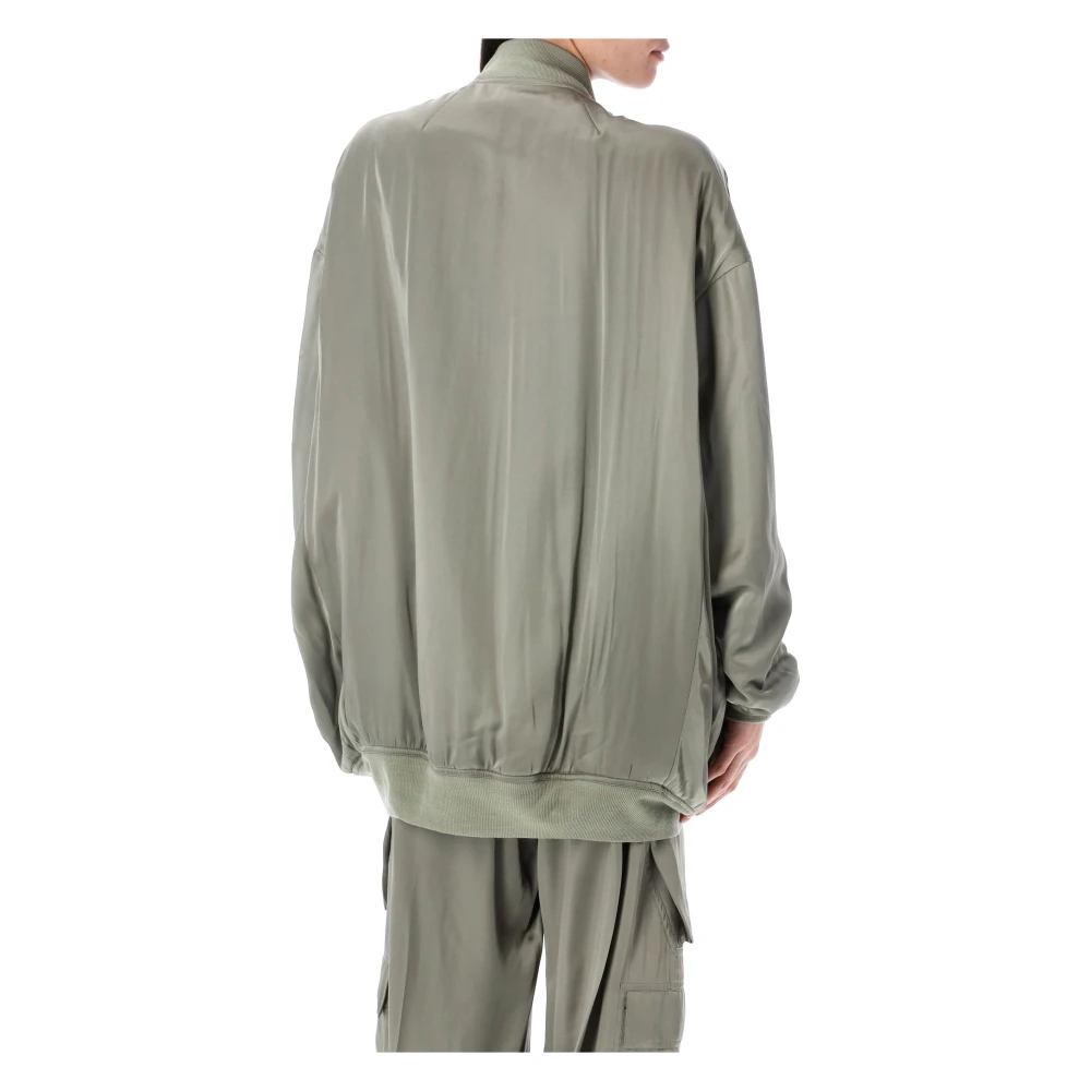 Rick Owens Peter Flight Bomber Jacket Green Dames
