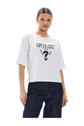 t-shirt-a-logo-a-paillettes-blanc