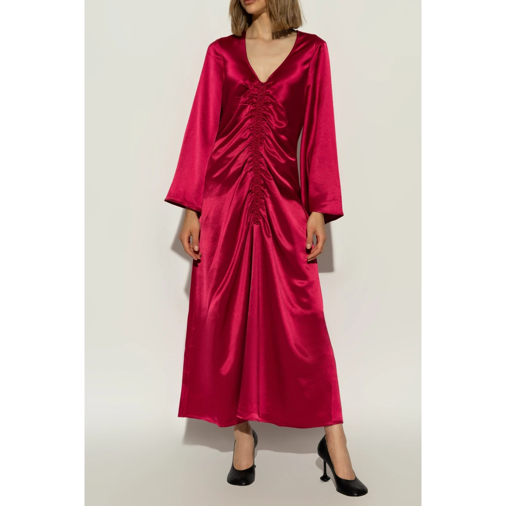 By Malene Birger Satin Jurk Lavendel By Herenne Birger Pink Dames