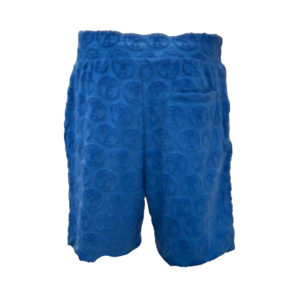 Moschino Stijlvolle Bermuda Shorts voor Zomerse Dagen Blue Heren