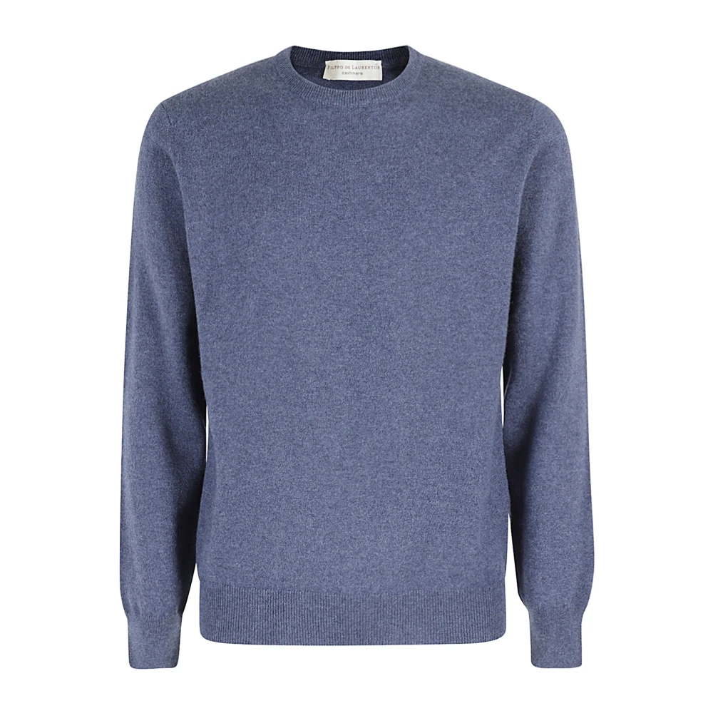 Filippo De Laurentiis Kasjmier Hals Trui Blue Heren