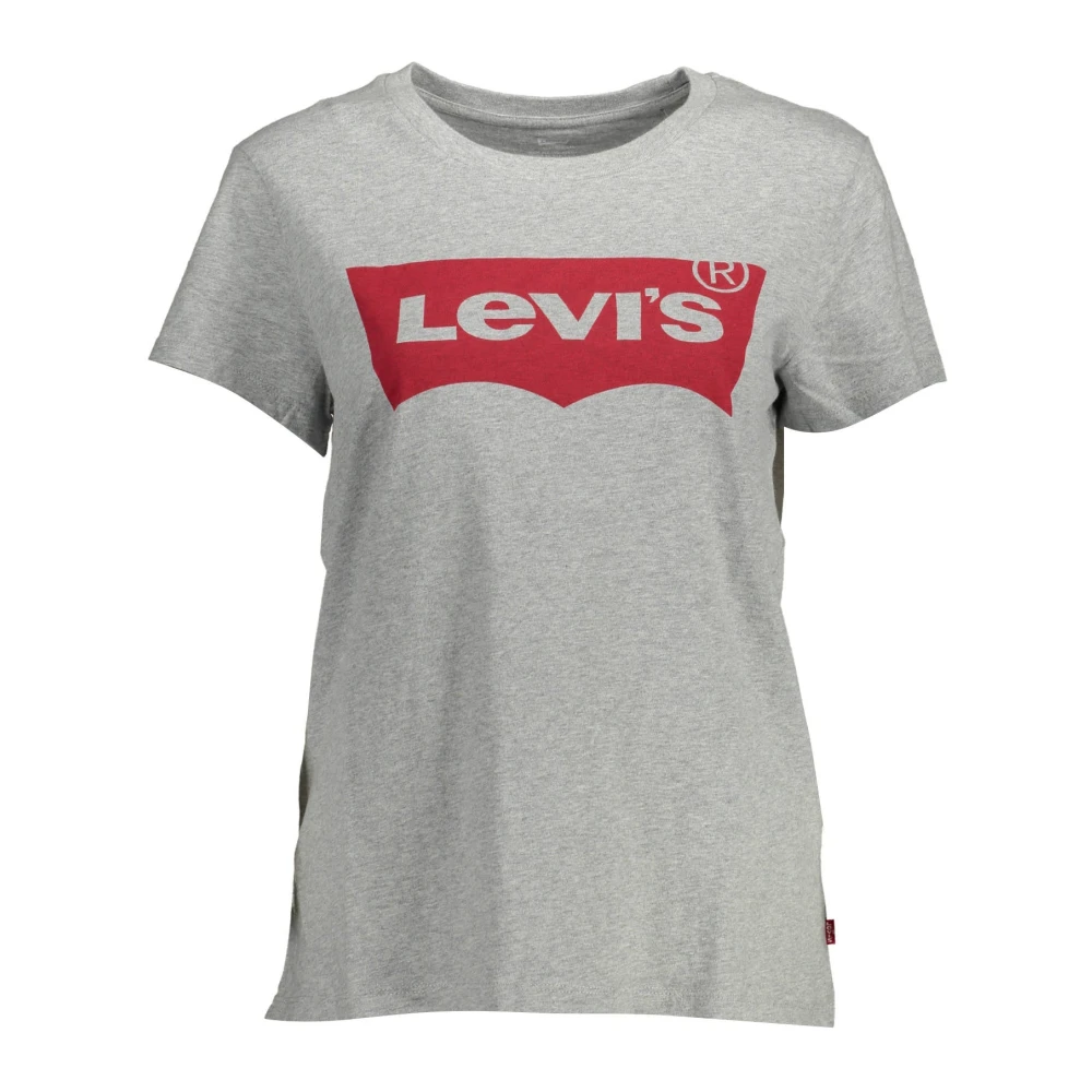 Levi's Women's Gray Short Sleeve Logo Tee