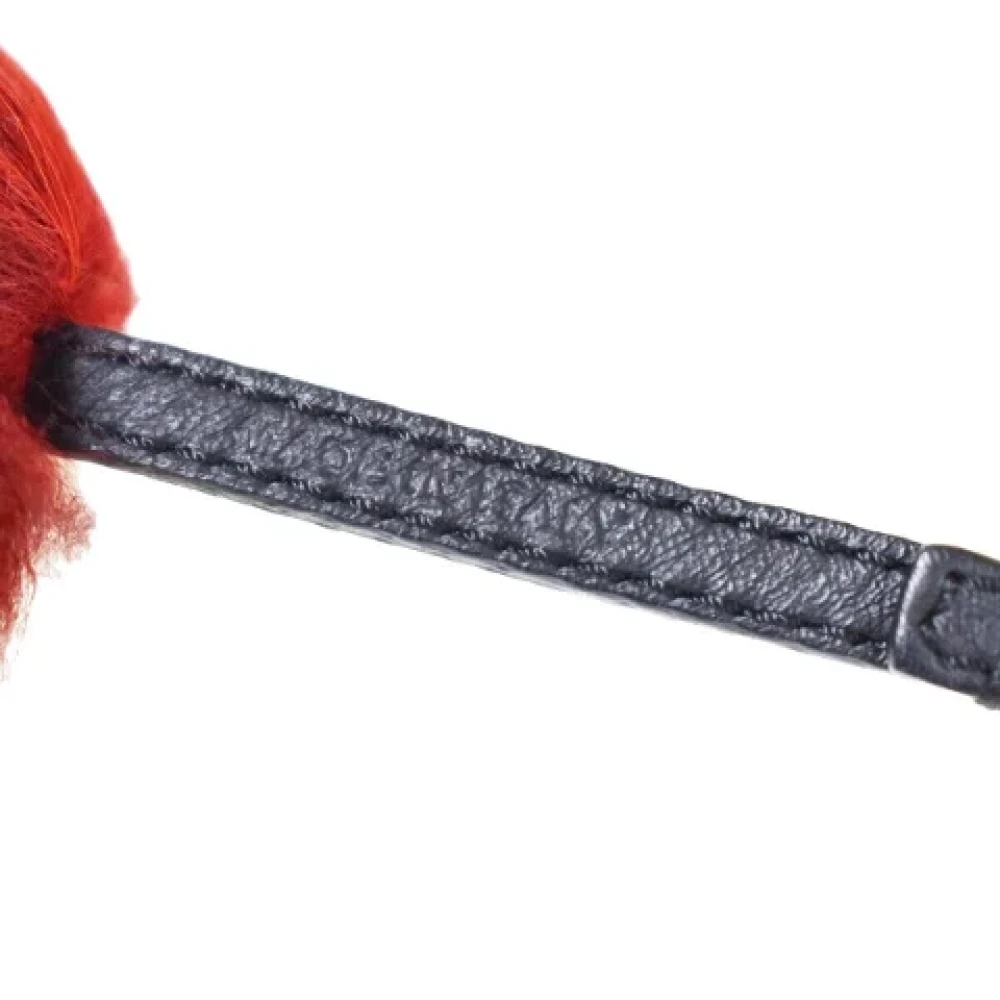 Fendi Vintage Pre-owned Fur key-holders Red Unisex