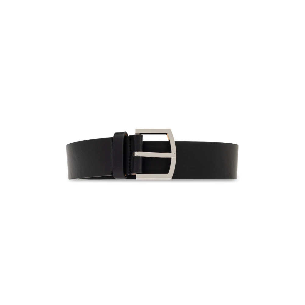 Dsquared2 Leren riem Black Heren