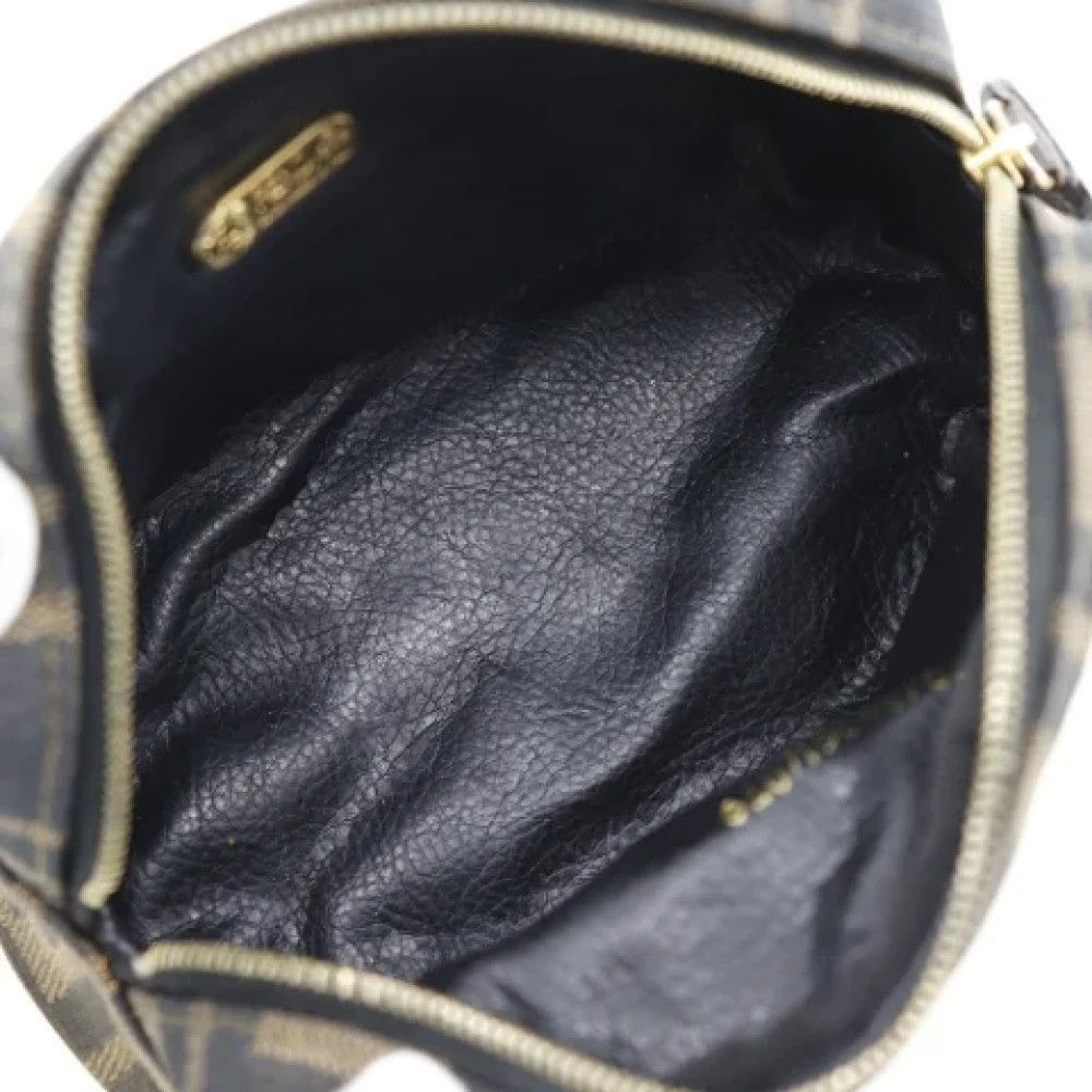 Fendi Vintage Pre-owned Canvas clutches Brown Dames