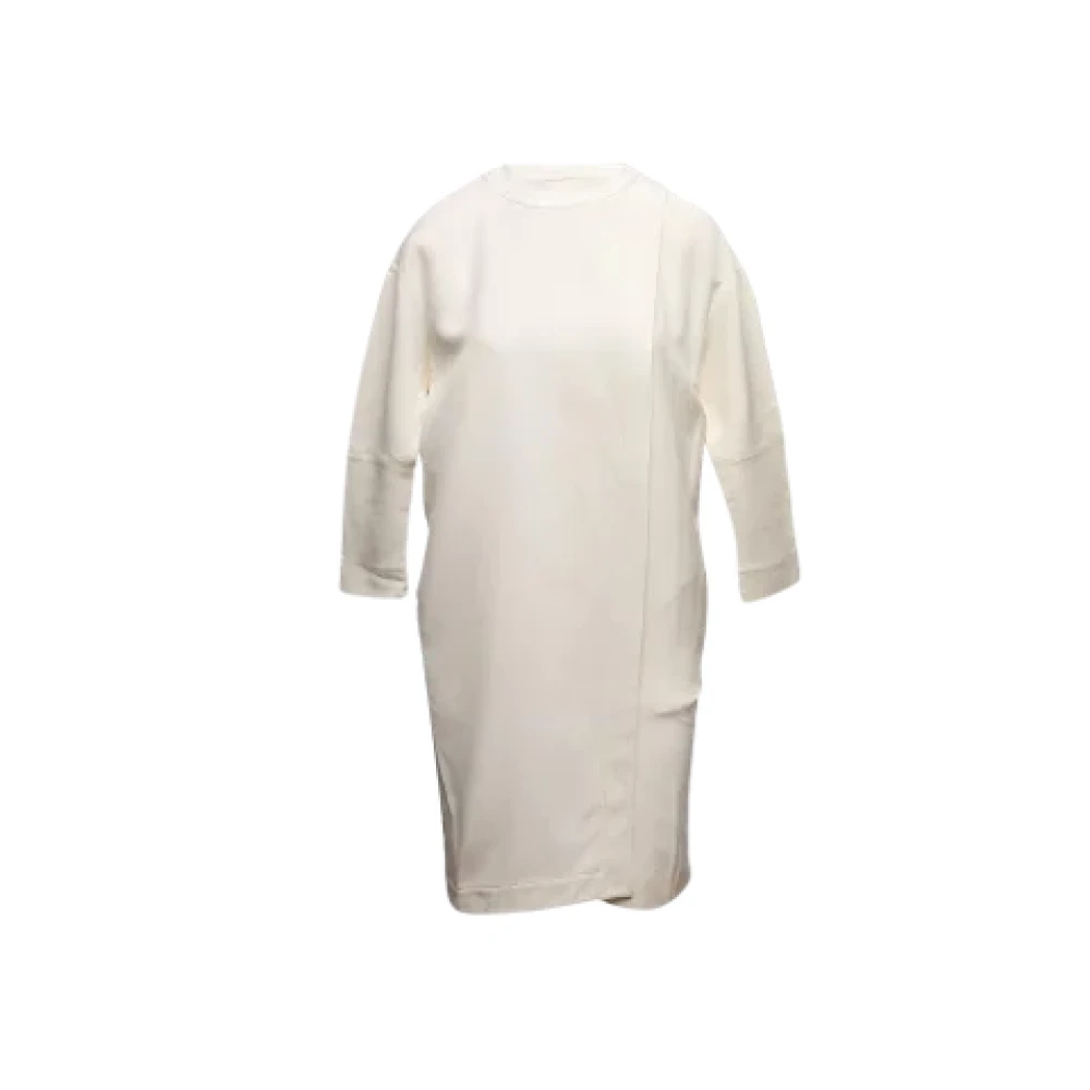 Fendi Vintage Pre-owned Silk dresses White Dames