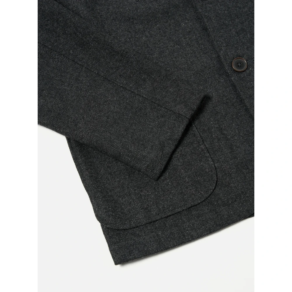 Universal Works Grijze Wol Twee-Knoop Jas Gray Heren