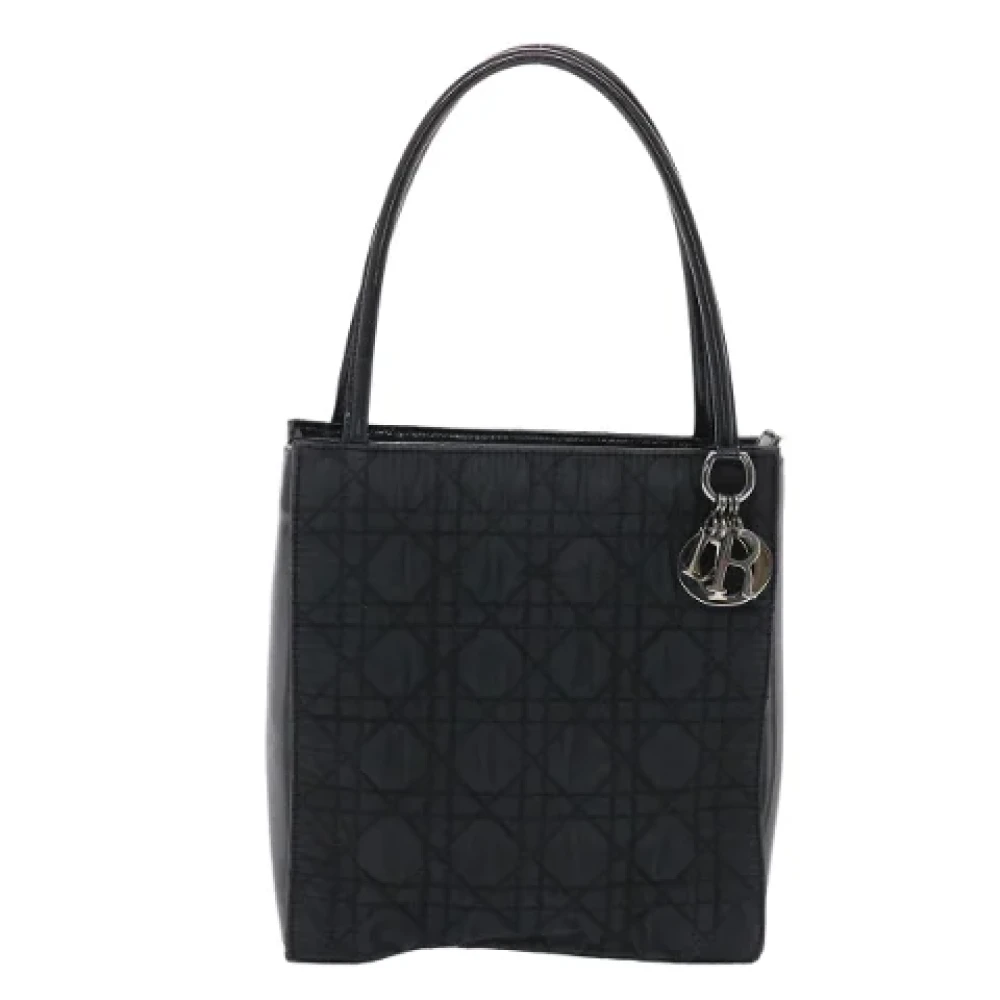 Dior Vintage Pre-owned Fabric handbags Black Dames