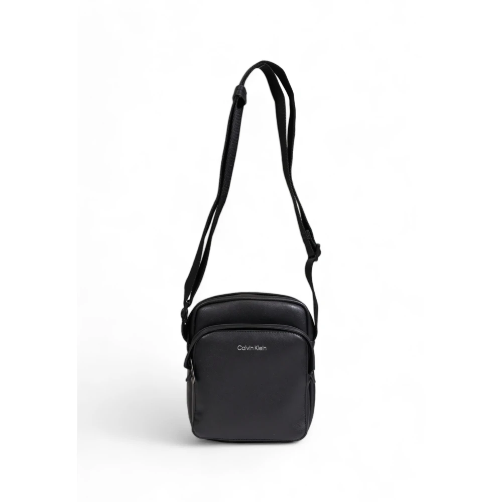 Calvin Klein Reporter Tas Herfst Winter Collectie Black Heren