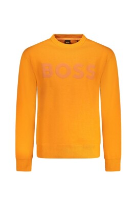 sweatshirt-orange-avec-logo