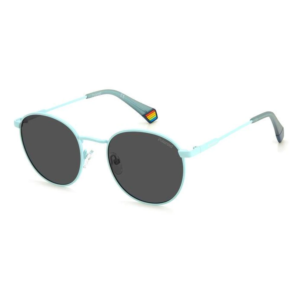 Polaroid Men's Blue Modern Metal Sunglasses For