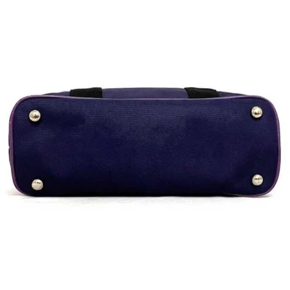 Loewe Pre-owned Canvas handbags Purple Dames