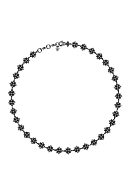 Halsband Choker Blomma