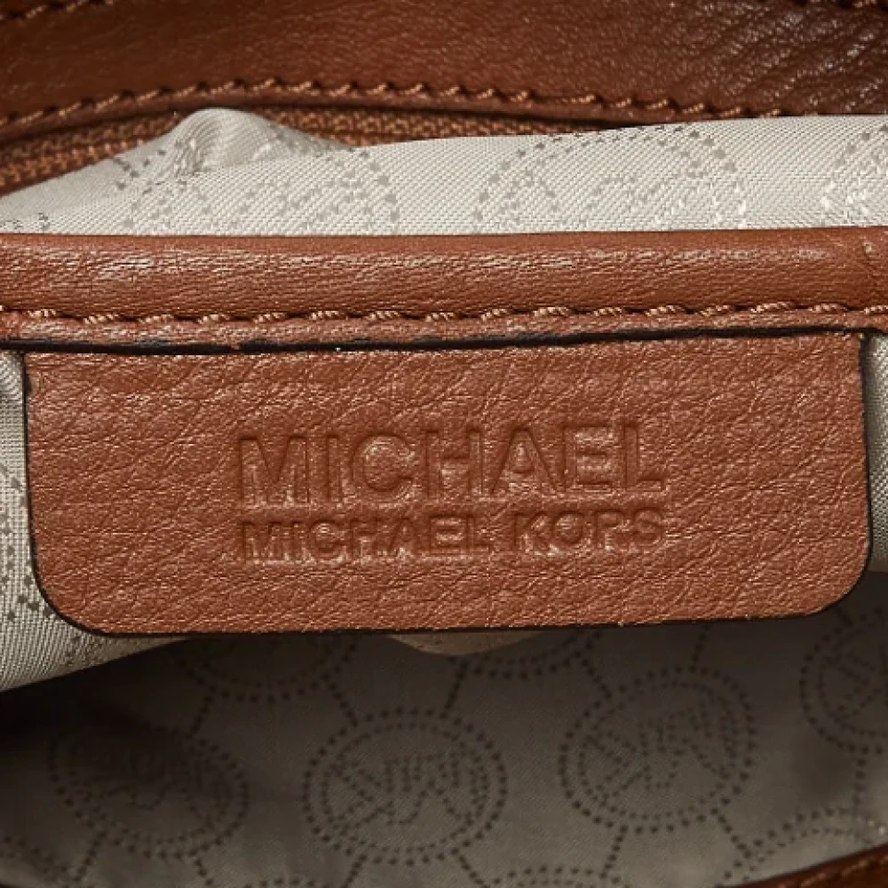 Michael Kors Pre-owned Leather totes Brown Dames