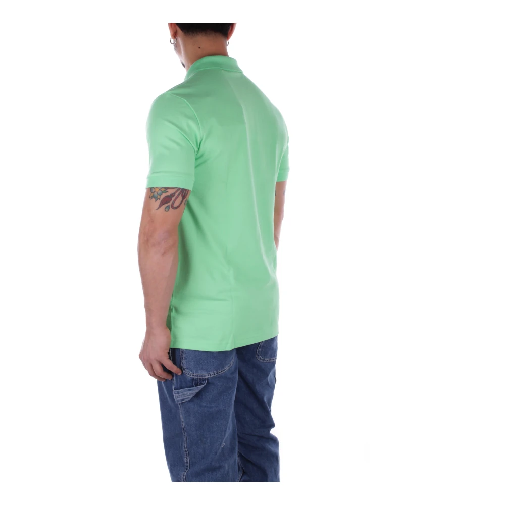 Hugo Boss Heren Logo Front Polo Shirt Green Heren