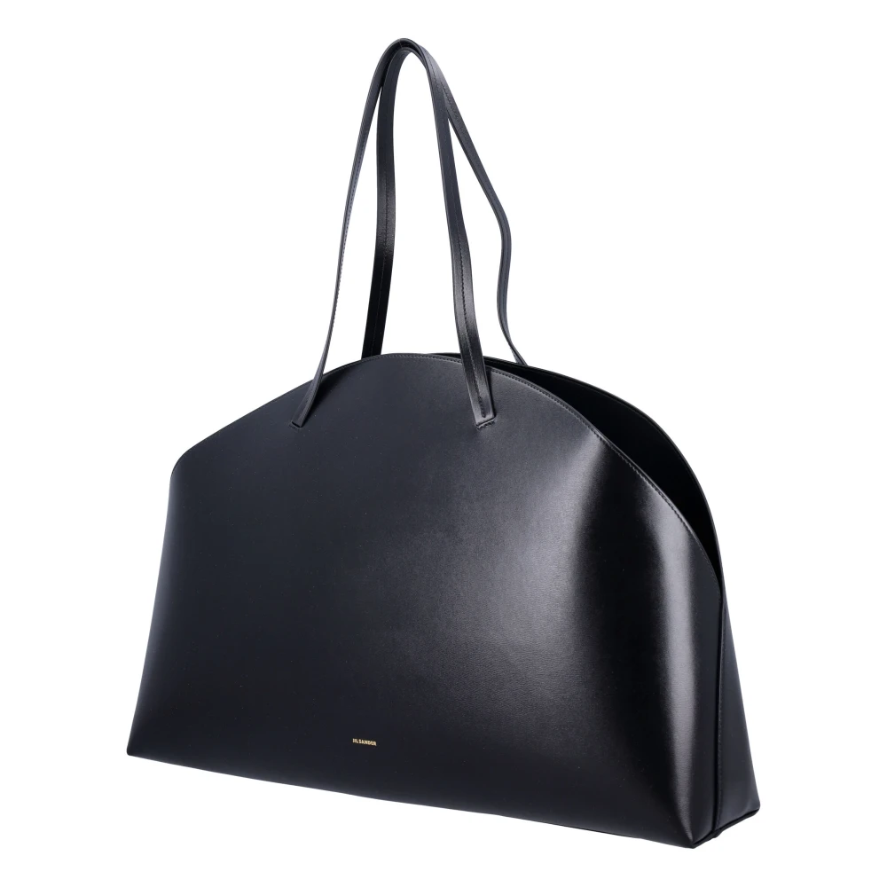 Jil Sander Elegante Schouder Tas Black Dames
