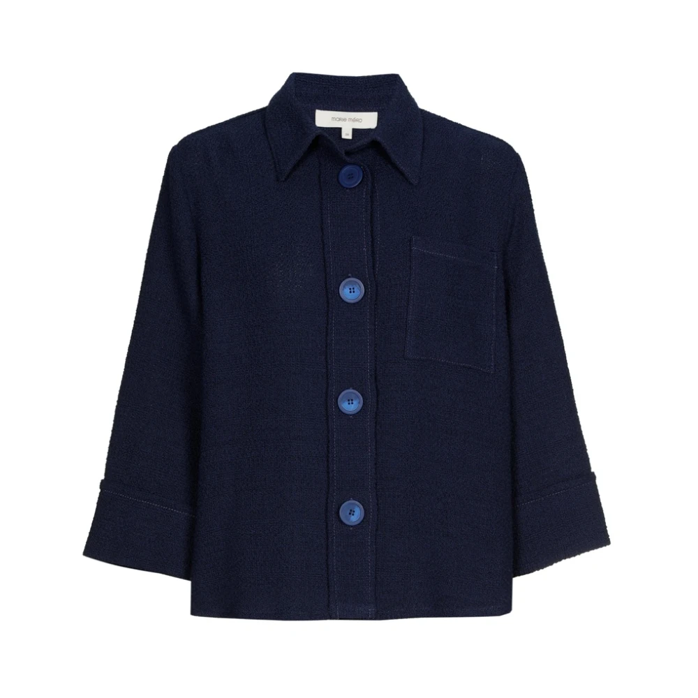 Marie Méro Blauwe Knoopjas Blue Dames