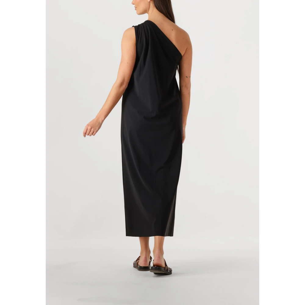 Penn&Ink N.Y Zwarte Wikkeljurk Black Dames