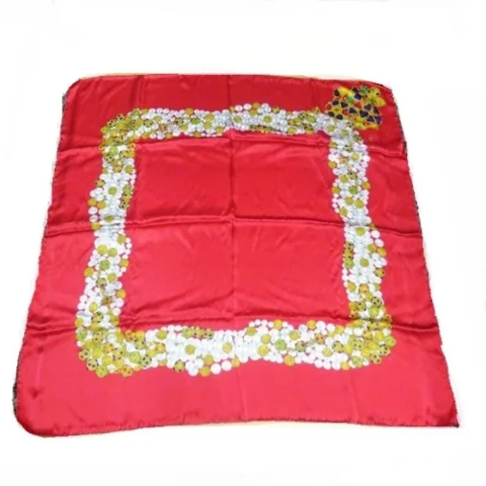 Chanel Vintage Pre-owned Silk scarves Multicolor Dames