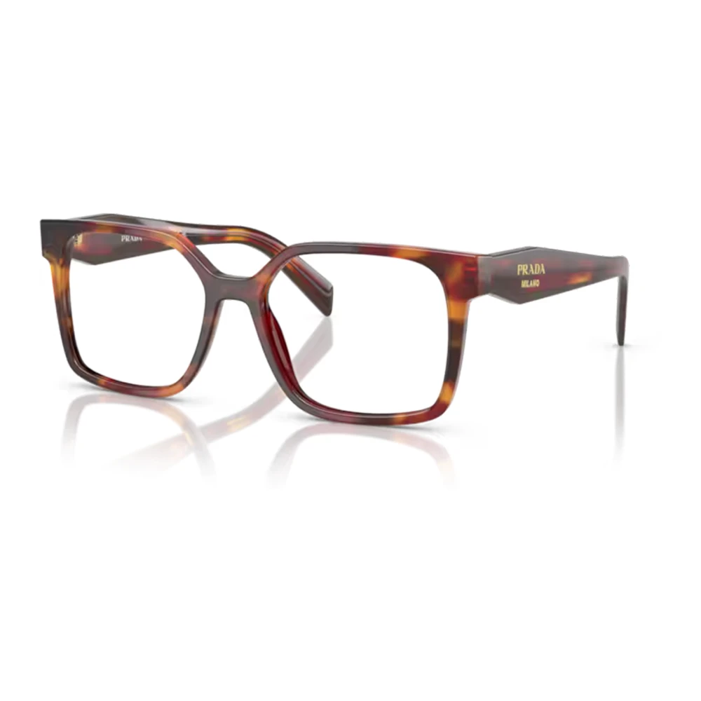 Prada Women's Brown Glasses,, Eyewear Frames Medium