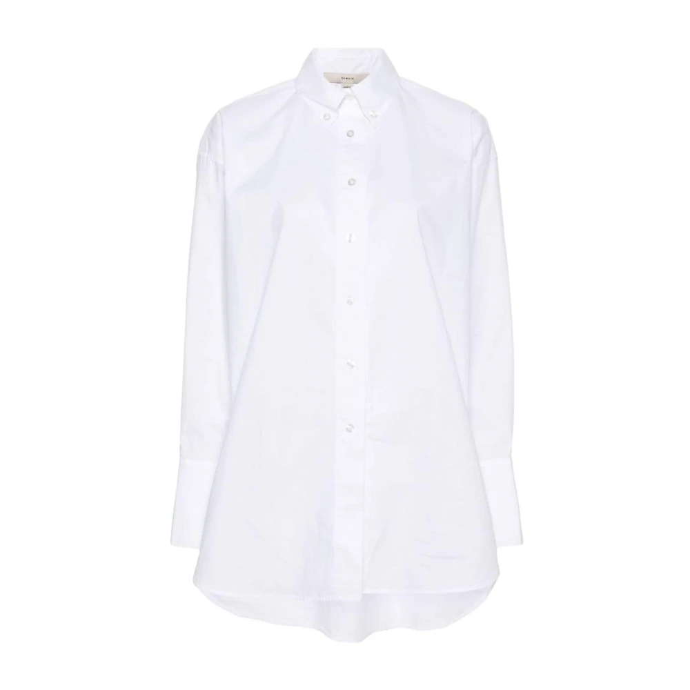 Remain Birger Christensen Oversized Wit Overhemd White Dames