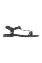 black-leather-studded-sandals