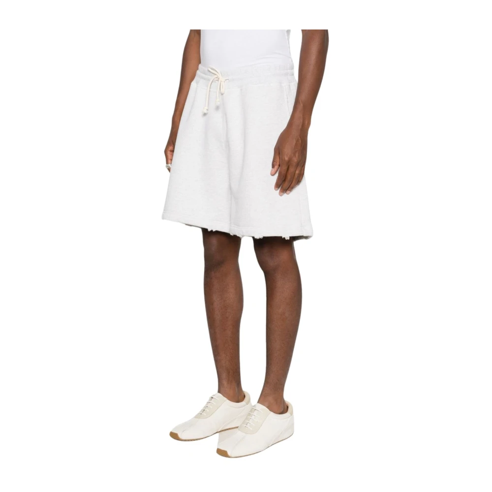 Golden Goose Hombre Gris - Drawstring Frayed Shorts - Shorts - Xl - Drawstring Frayed Shorts