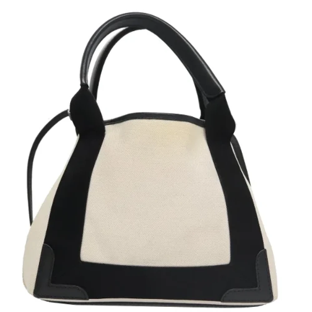 Balenciaga Vintage Pre-owned Canvas balenciaga-bags White Dames