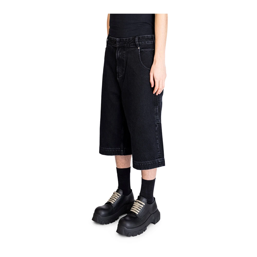 Entire Studios Magnetite Denim Shorts Black Heren