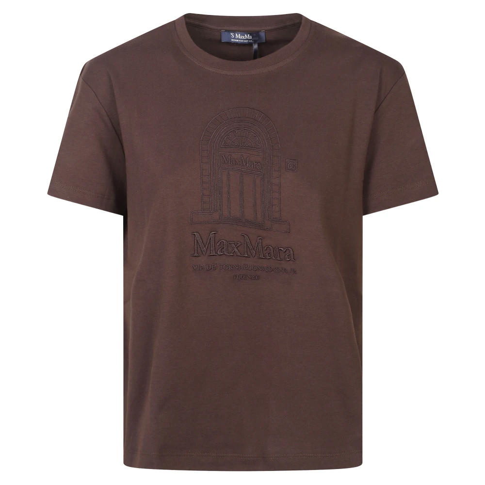 Max Mara Women's Brown T-Shirts, S, S T-Shirts And Polos
