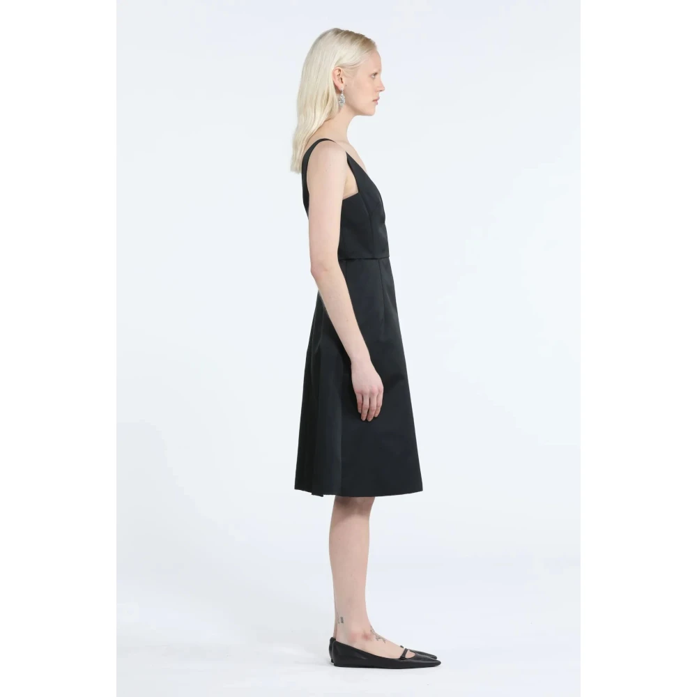 N21 Zwarte Elegante Jurk Collectie Black Dames