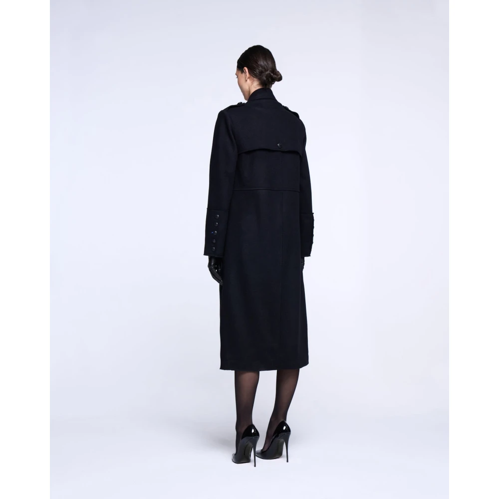 Silvian Heach Dubbelbreasted jas Black Dames