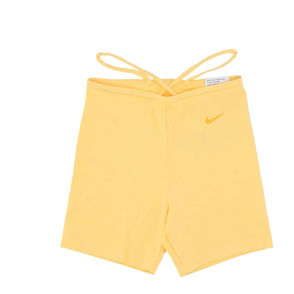 Nike Moderne korte broek voor damesfietsers Yellow Dames