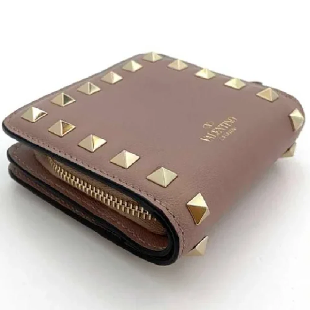 Valentino Vintage Pre-owned Leather wallets Brown Dames