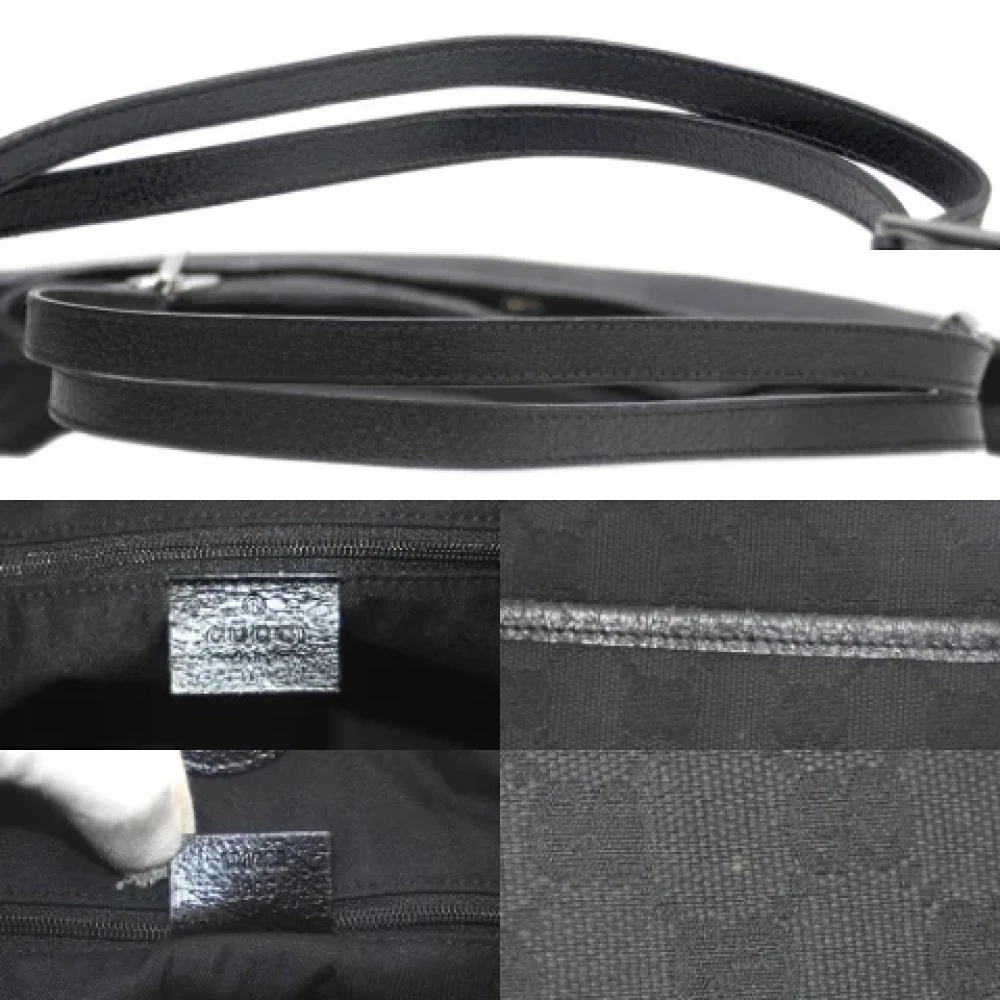 Gucci Vintage Pre-owned Fabric handbags Black Dames