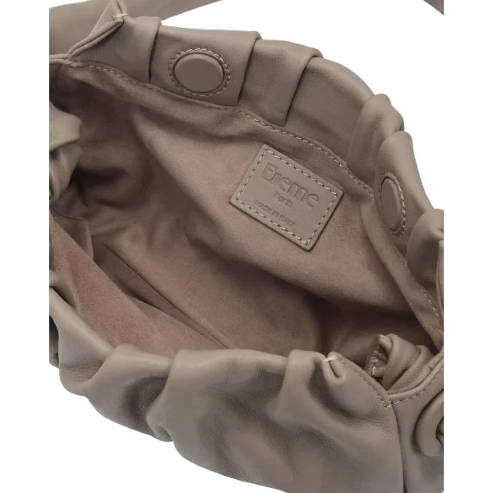 Elleme Leather shoulder-bags Gray Dames