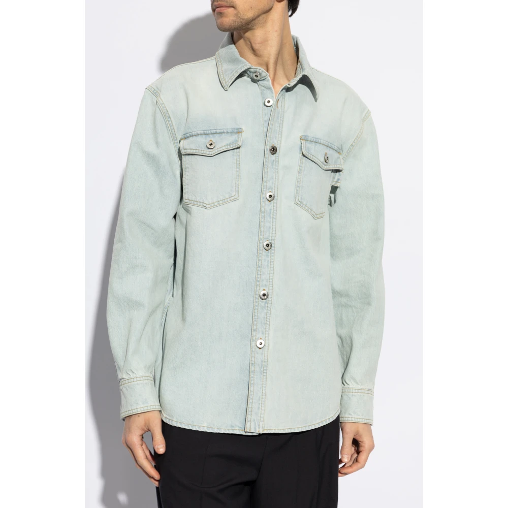 Bottega Veneta Denim overhemd Blue Heren