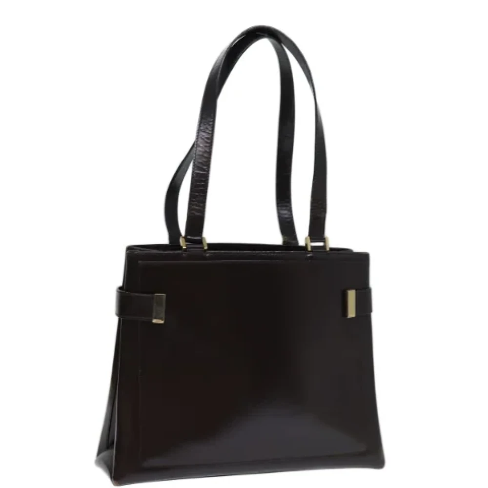 Gucci Vintage Pre-owned Leather totes Brown Dames