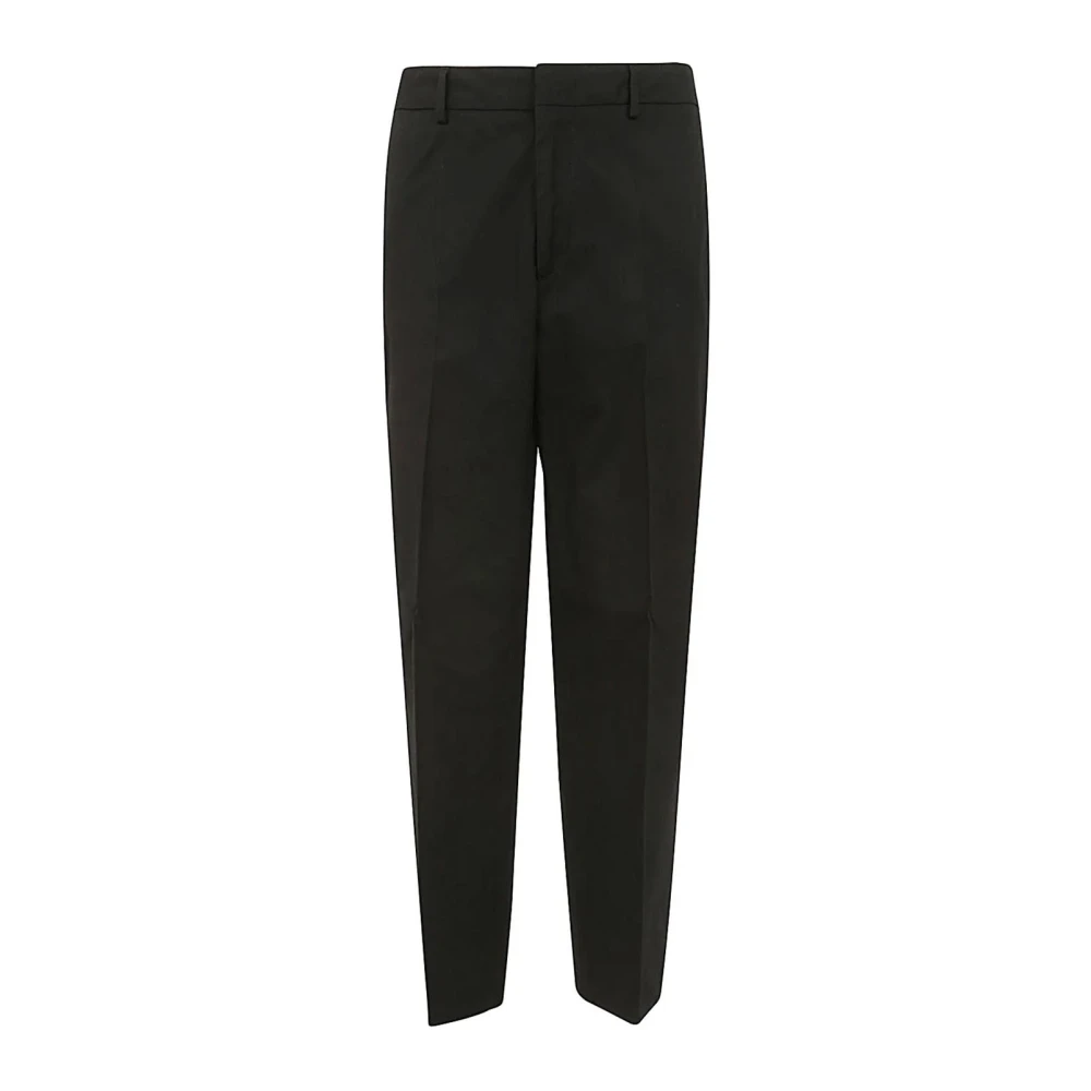 Jil Sander Men's Black Slim-Fit Trousers, M, Casual Fit Trousers