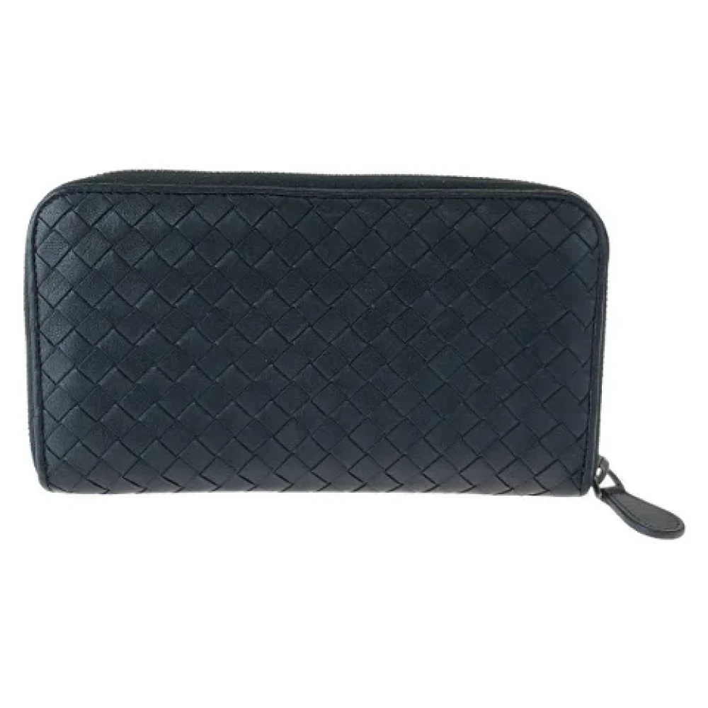 Bottega Veneta Vintage Pre-owned Leather wallets Black Heren