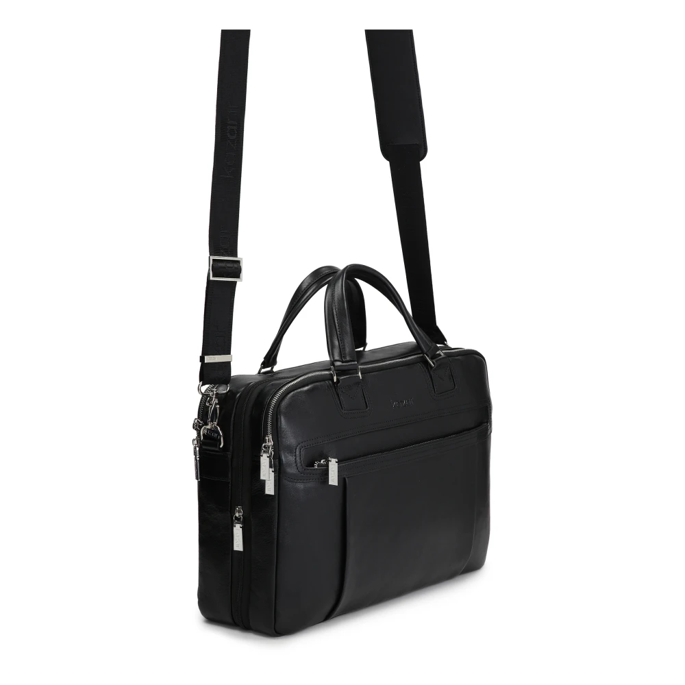 Kazar Zwarte tas voor mannen Black Heren