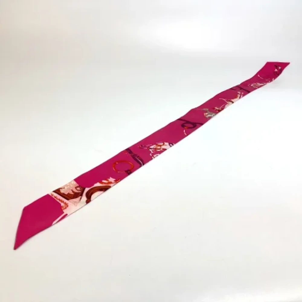 Hermès Vintage Pre-owned Fabric scarves Pink Dames