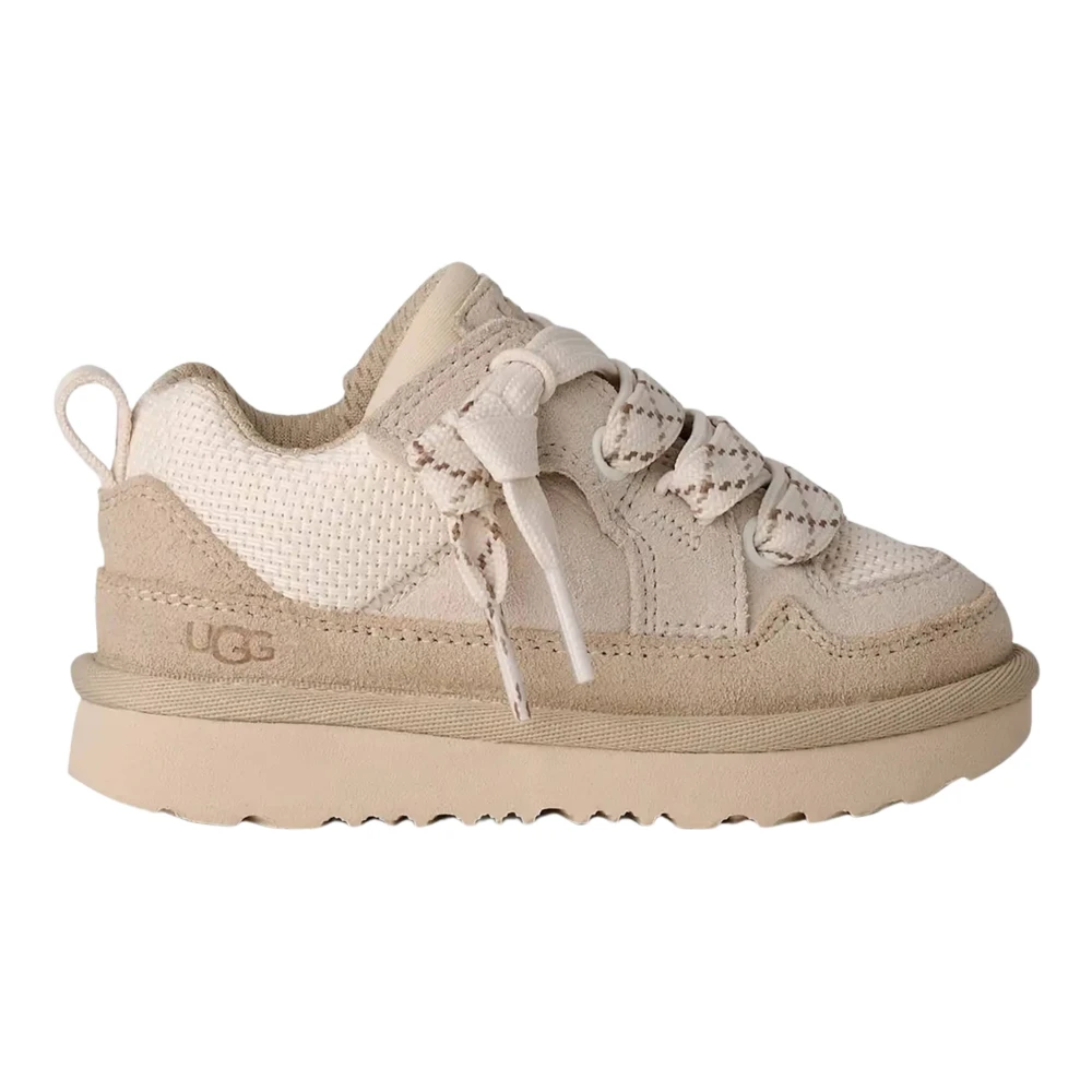 Ugg Unisex Kids Beige Kids Sneakers, 30 Eu, Lo Lowmel Trainers