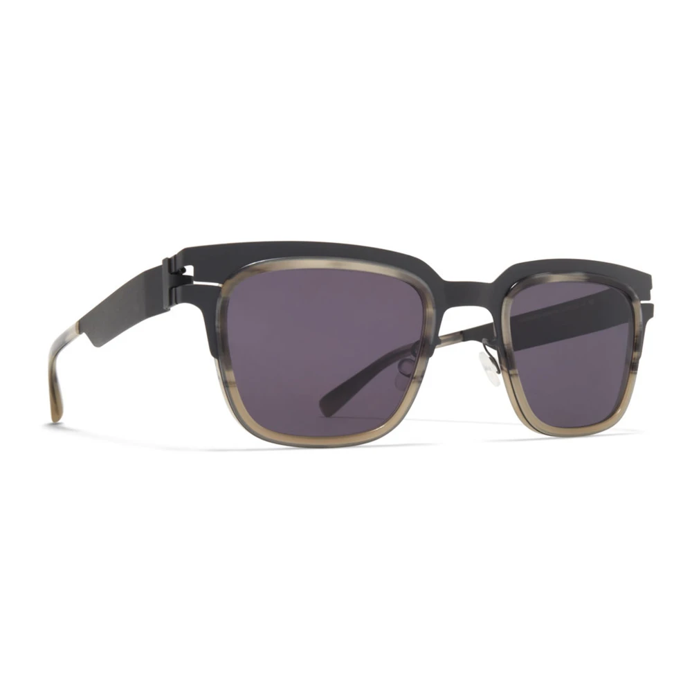 Mykita Unisex Gray Sunglasses, 51 Mm, Raymond Sun Sunglasses In Grey Stripes