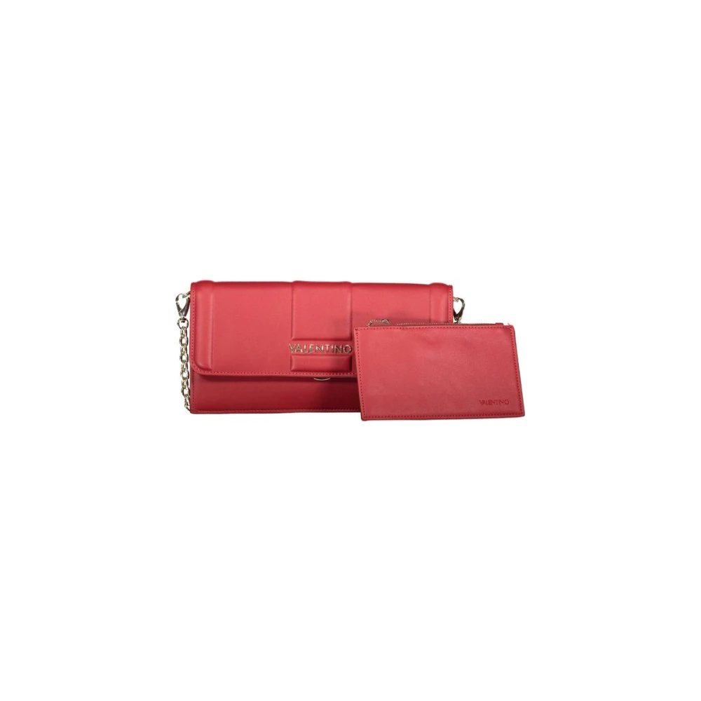 Valentino by Mario Valentino Rode Gewatteerde Handtas Statement Stuk Red Dames