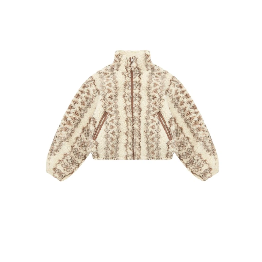 Isabel Marant Étoile Faux Shearling Korte Jas Mackensy Multicolor Dames