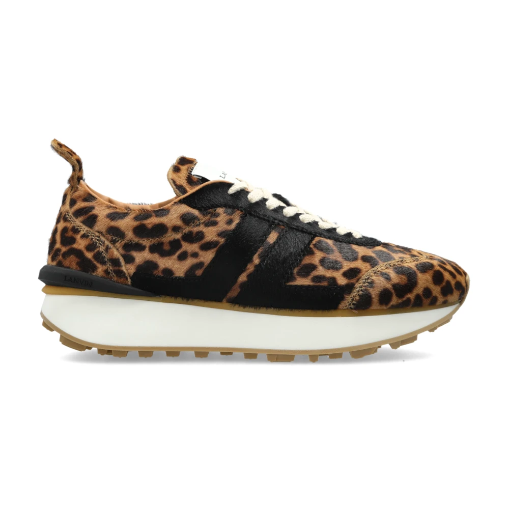 Lanvin Bumpr Sportschoenen Dames Schoenen Bruin
