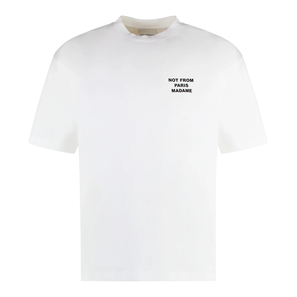 Drole De Monsieur Uomo Bianco Top, L, New,