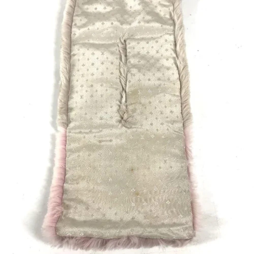 Louis Vuitton Vintage Pre-owned Fur scarves Beige Dames